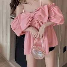 Pink Bow Top