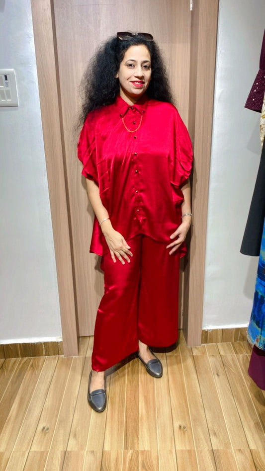 Red Kaftan Cordset