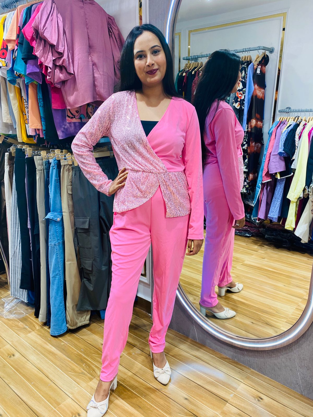 Pink Jumpsuit