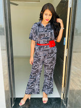 Load image into Gallery viewer, Black Cotton Co-ord Sets