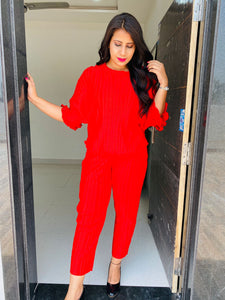 Red Co-ord Set