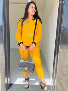 Mustard Bow Co-ord Set