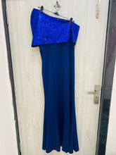 Load image into Gallery viewer, One Shoulder Blue Gown