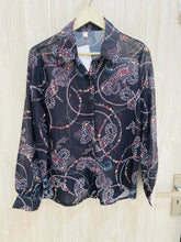 Load image into Gallery viewer, Black Georgette Shirt